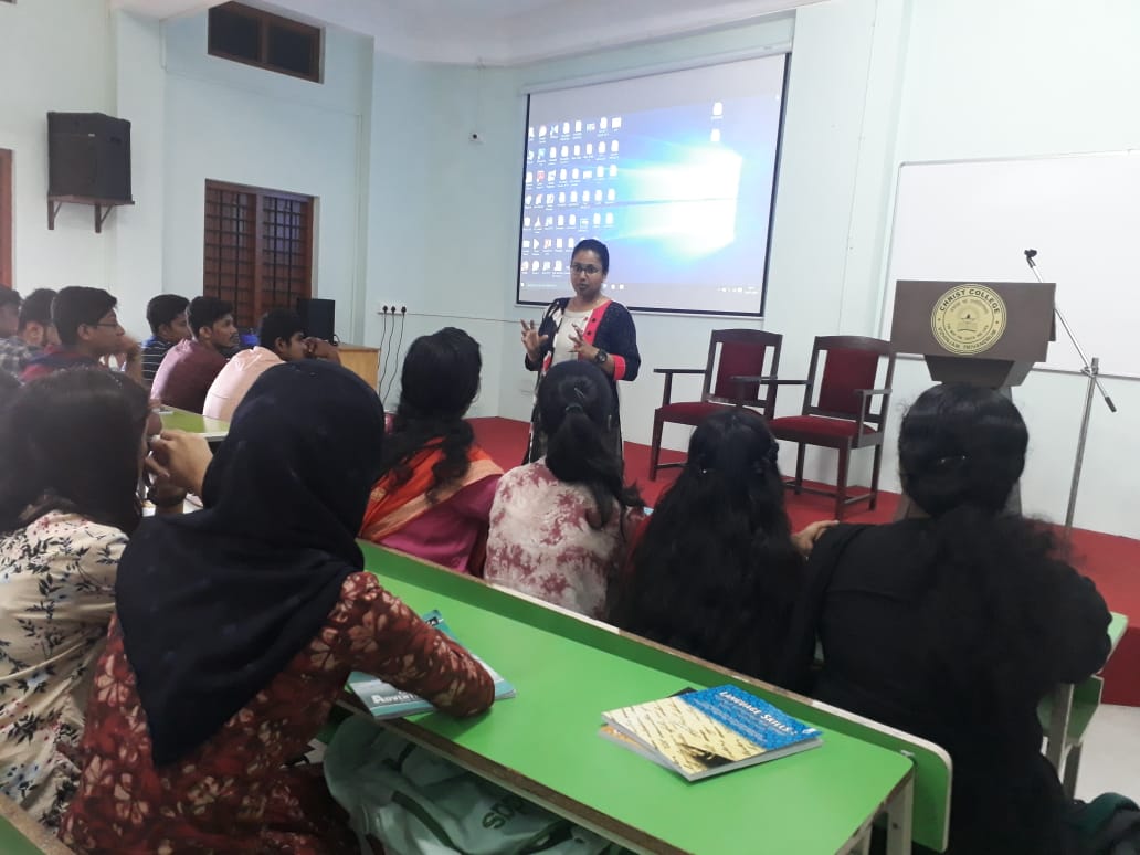 Orientation Class for S1 BA.CE by Diana V. Prakash, Asst. Prof., All Saints College