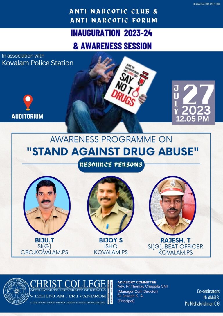 Awareness Programme on  ” Stand Against Drug  Abuse