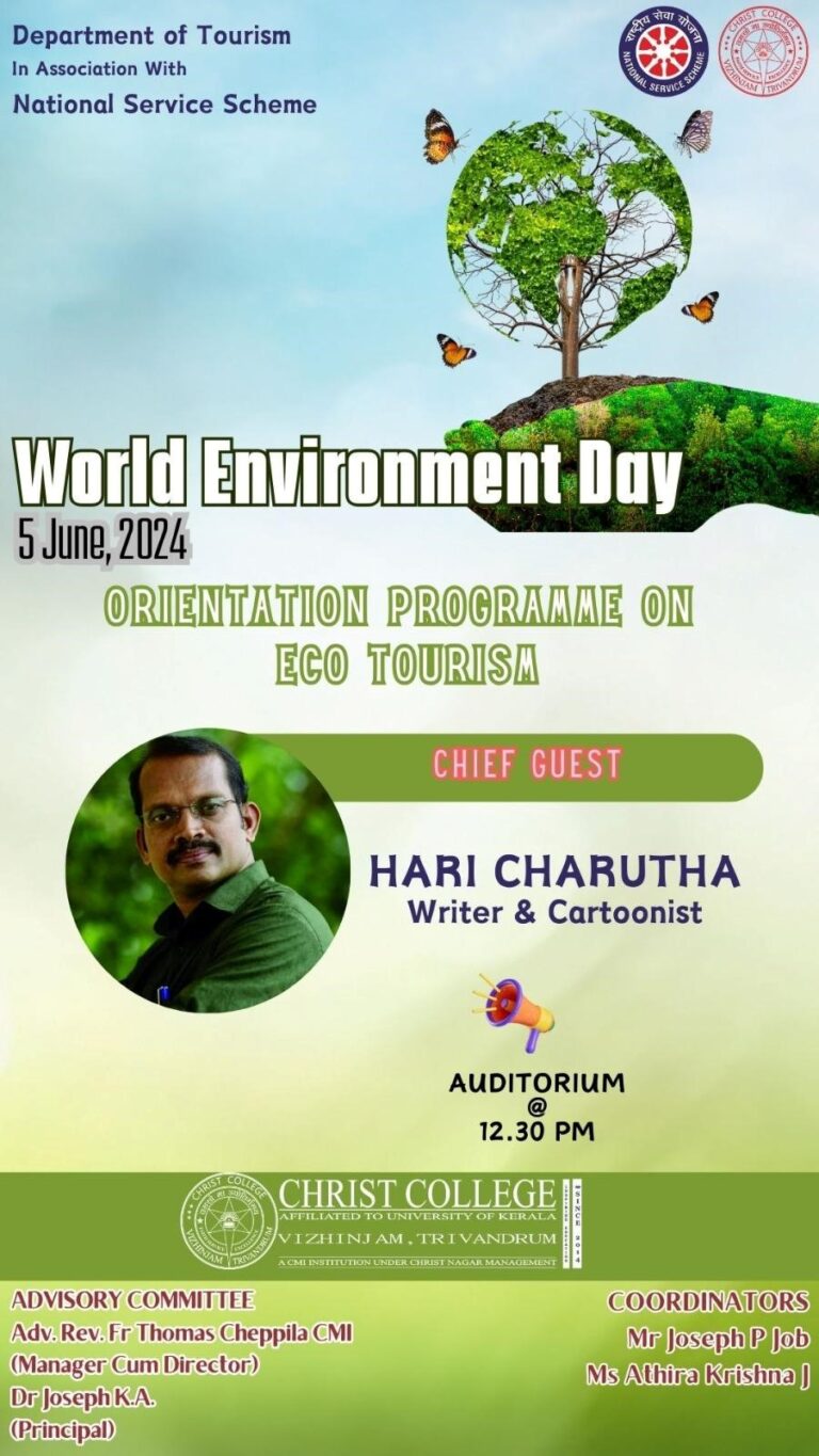 WORLD ENVIRONMENT DAY :ORIENTATION ON ECO TOURISM