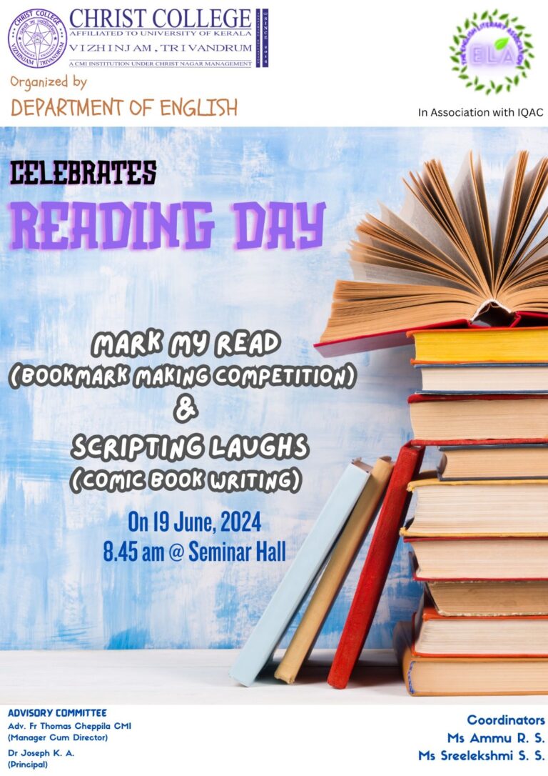 Christ College brings a colourful future through creative minds.