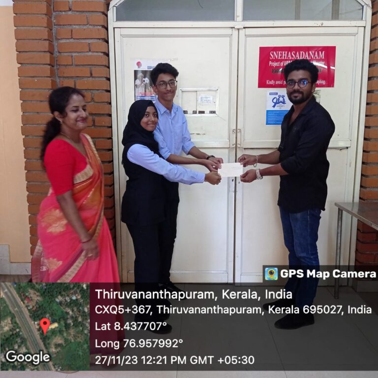 Old age home visit : Lions Bhavan